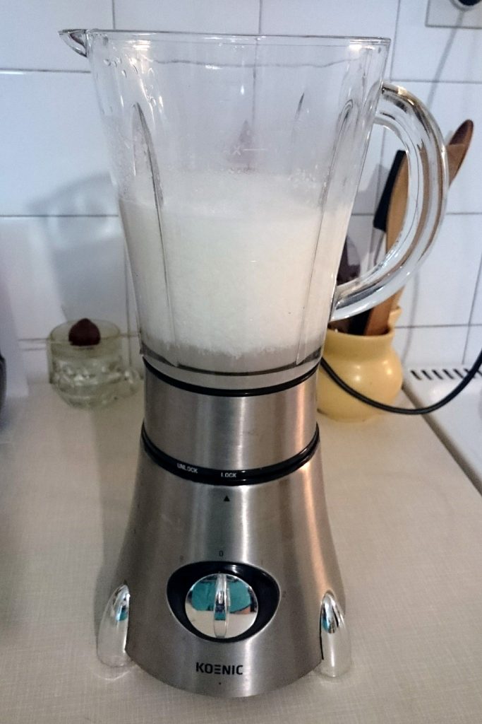 kako narediti kokosovo mleko doma